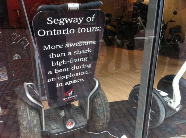 Segway - awesome indeed.