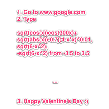 Happy Valentine's Day from Google