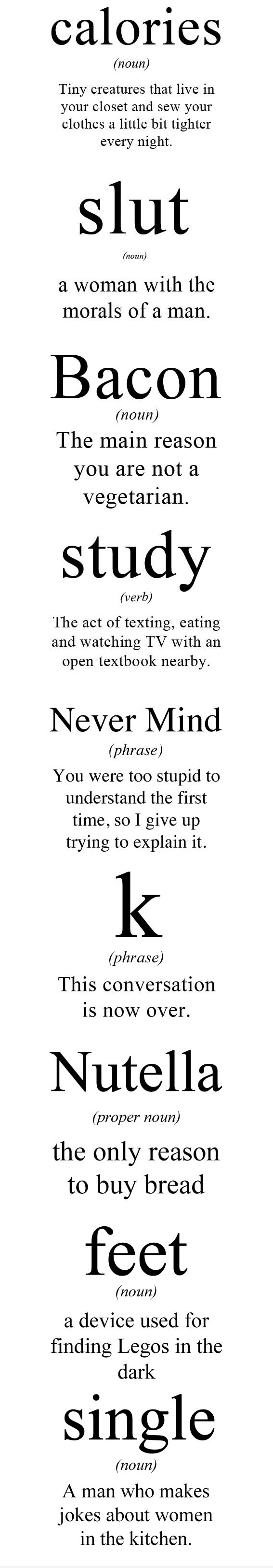 True meanings