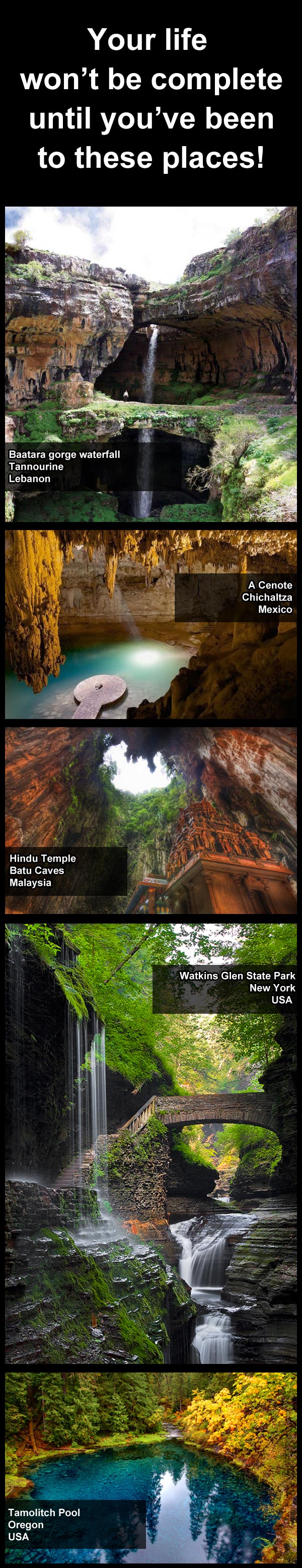 Some of the worlds most beautiful places